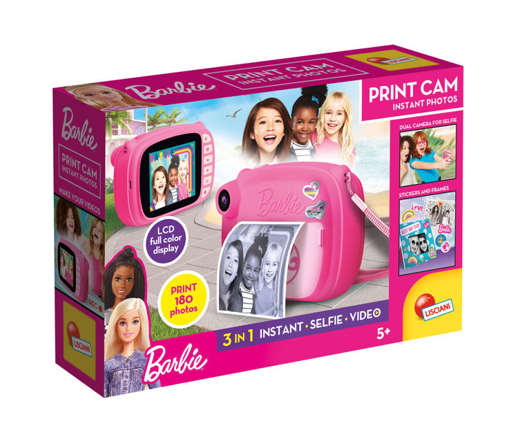 Εικόνα για Instant Φωτογραφική Μηχανή Barbie Print Camera 97050 Lisciani