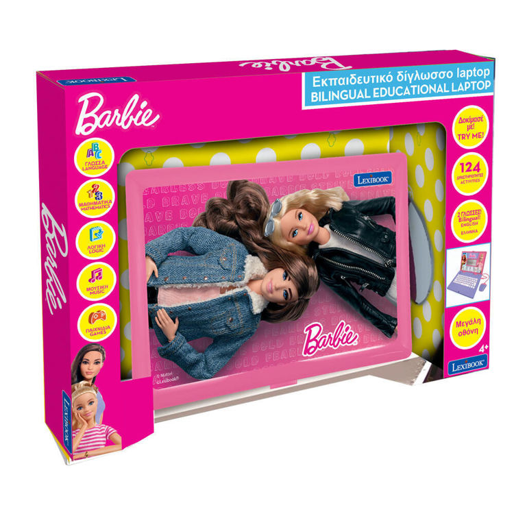 Εικόνα για Εκπαιδευτικό Δίγλωσσο Laptop Lexibook Barbie JC598BBi8