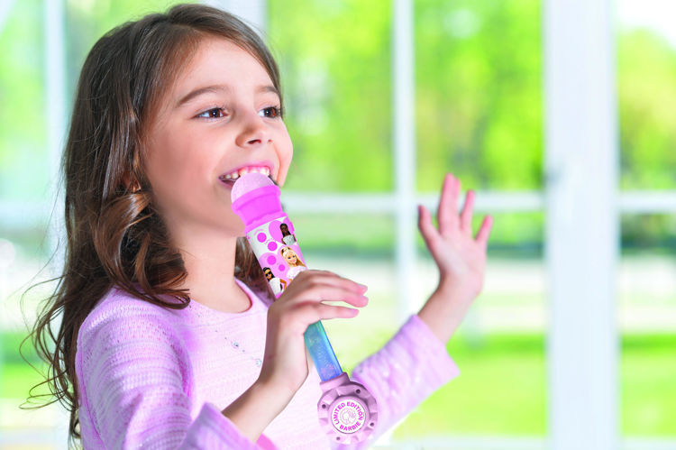 Εικόνα για Μικροφώνο Barbie Trendy Me Φώτισμο Και Ηχείο Lexibook MIC90BB