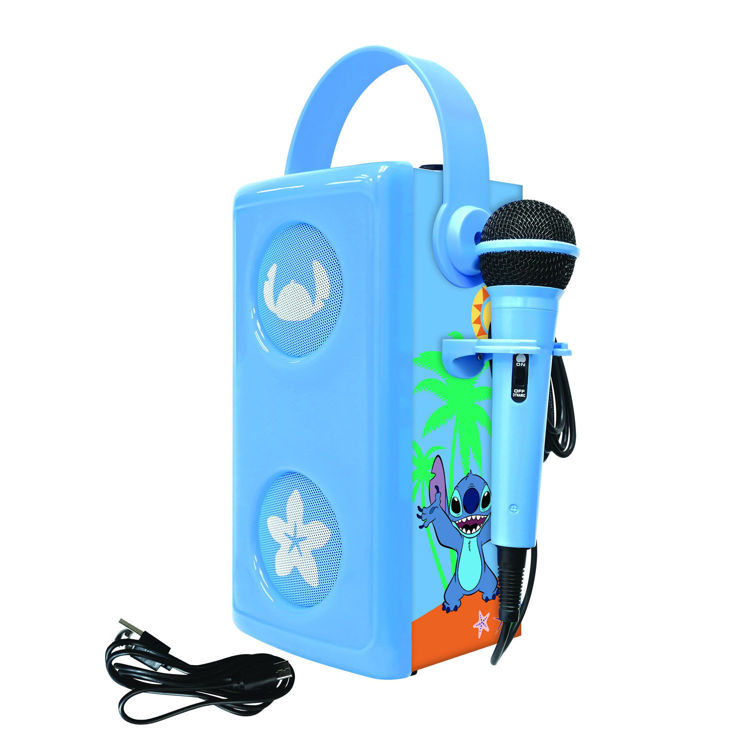 Εικόνα για Ηχείο Bluetooth Lexibook Stitch, Μικρόφωνο, Φωτισμός, USB/SD, Μπαταρία, Μπλε BTP185DZ