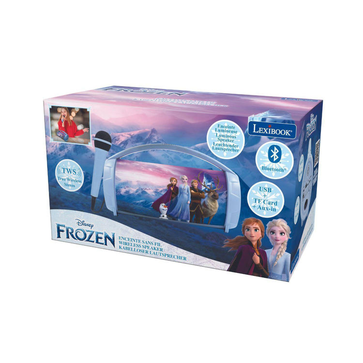 Εικόνα για Frozen Wireless Bluetooth Ηχείο με Φώτα & Μικρόφωνο Karaoke Lexibook | Μαγικό Παιδικό Ηχείο Frozen BTP585FZZ