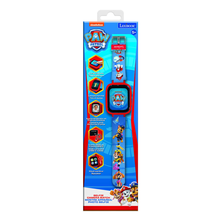 Εικόνα για Paw Patrol Ψηφιακό Ρολόι-Κάμερα με Οθόνη Αφής & Παιχνίδια | Lexibook DMW070PA 5+ Ετών