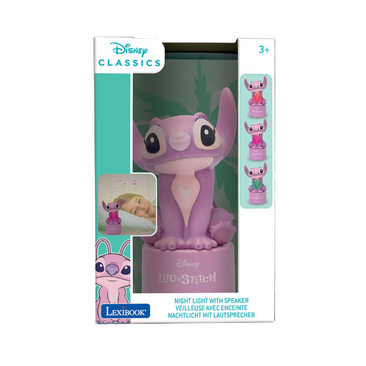 Εικόνα για Νυχτερινό Φωτάκι Led Disney Stitch Angel Night Light με Ηχείο & Αλλαγή Χρώματος Lexibook NS01D1