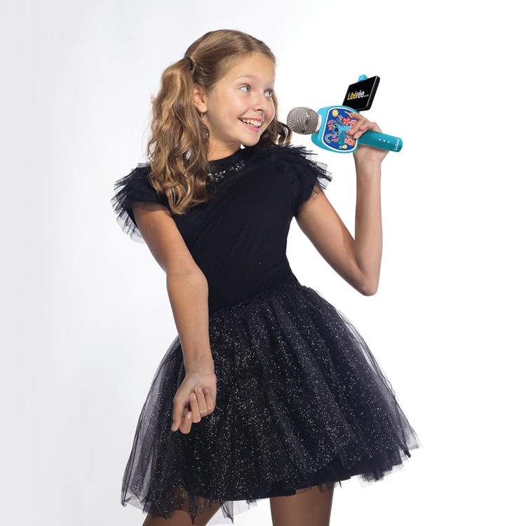 Εικόνα για Μικρόφωνο καραόκε Disney Stitch Με Bluetooth, ενσωματωμένο ηχείο και βάση smartphone Lexibook MIC240D