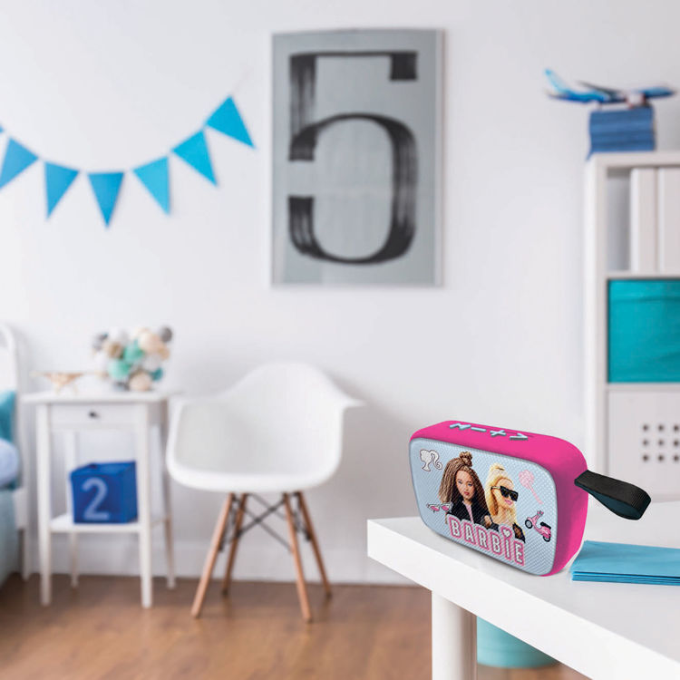 Εικόνα για Παιδικό Φορητό Ηχείο Barbie Bluetooth Lexibook | TWS, USB-C, Μπαταρία 4 ωρών BT018ΒΒ