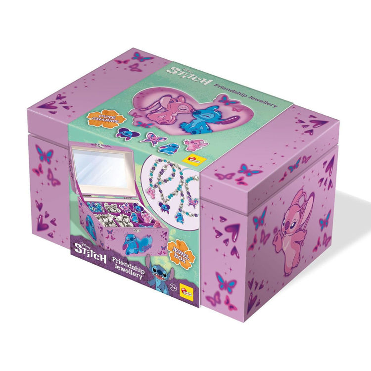 Εικόνα για Lisciani Disney Stitch Σετ Κοσμημάτων Φιλίας με Κοσμηματοθήκη 150 Χάντρες 7+ Ετών - 107568
