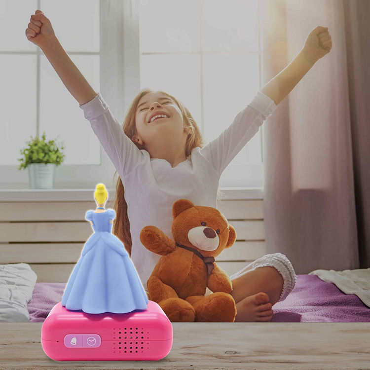 Εικόνα για Παιδικό Ξυπνητήρι Disney Princess Cinderella με 3D Φως Νυκτός & Ήχους RL800DP
