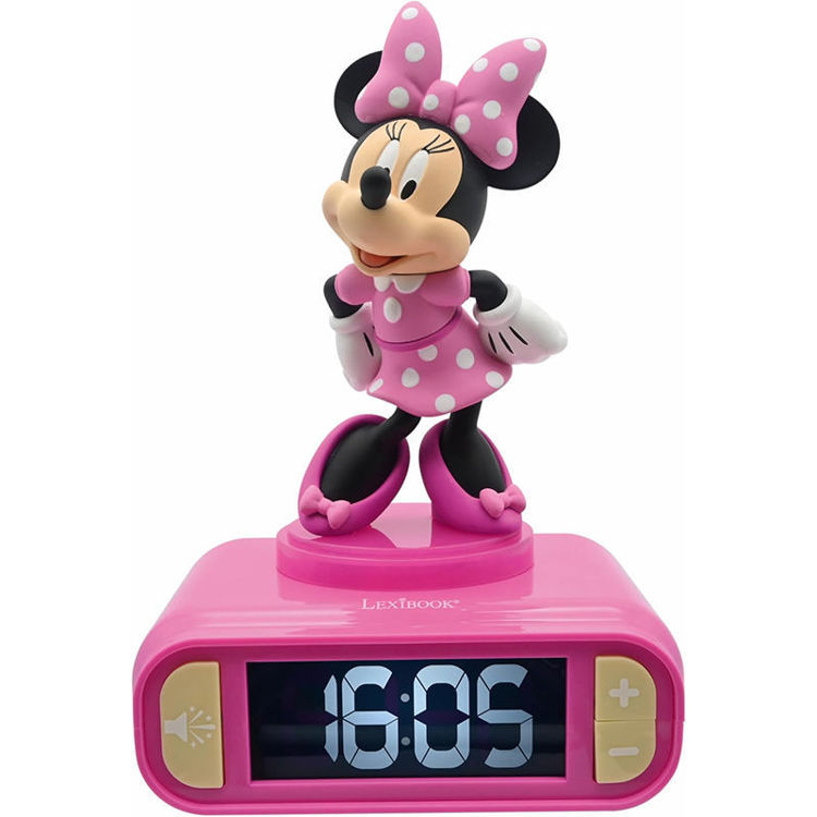 Εικόνα για Παιδικό Ξυπνητήρι Minnie Mouse με 3D Φως Νυκτός & Ήχους Disney Lexibook RL800MN