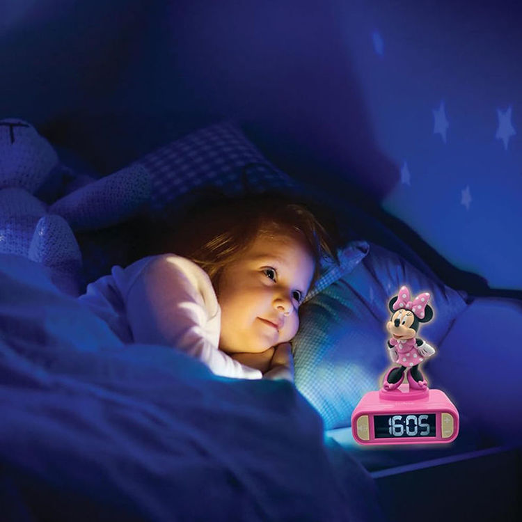 Εικόνα για Παιδικό Ξυπνητήρι Minnie Mouse με 3D Φως Νυκτός & Ήχους Disney Lexibook RL800MN