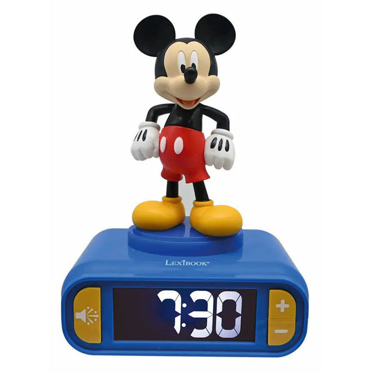Εικόνα για Παιδικό Ξυπνητήρι Mickey Mouse με 3D Φως Νυκτός & Ήχους Disney Lexibook RL800MCH
