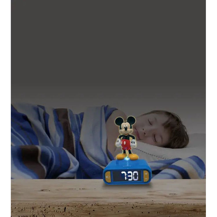 Εικόνα για Παιδικό Ξυπνητήρι Mickey Mouse με 3D Φως Νυκτός & Ήχους Disney Lexibook RL800MCH