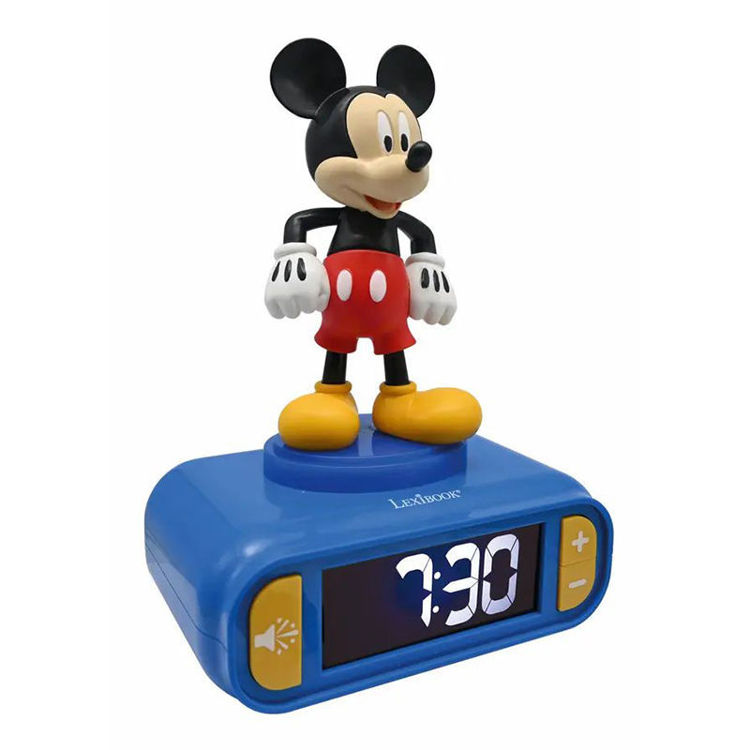 Εικόνα για Παιδικό Ξυπνητήρι Mickey Mouse με 3D Φως Νυκτός & Ήχους Disney Lexibook RL800MCH