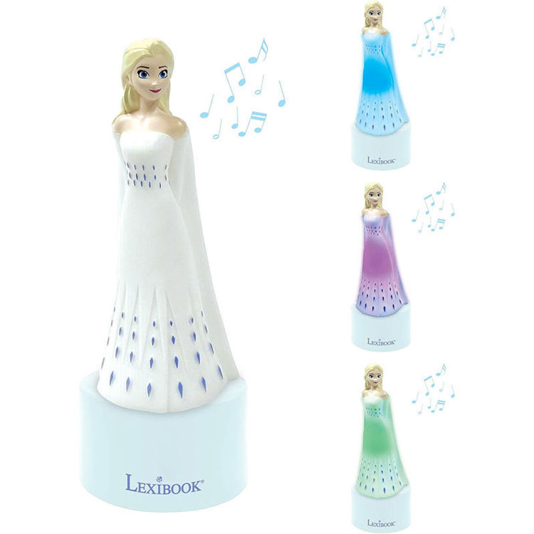 Εικόνα για Παιδικό Φωτάκι Νυκτός Frozen με Ηχείο & Αλλαγή Χρωμάτων - Lexibook .NS01FZ