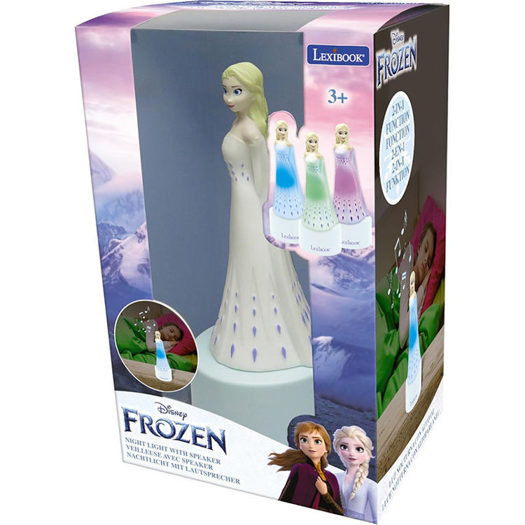 Εικόνα για Παιδικό Φωτάκι Νυκτός Frozen με Ηχείο & Αλλαγή Χρωμάτων - Lexibook .NS01FZ