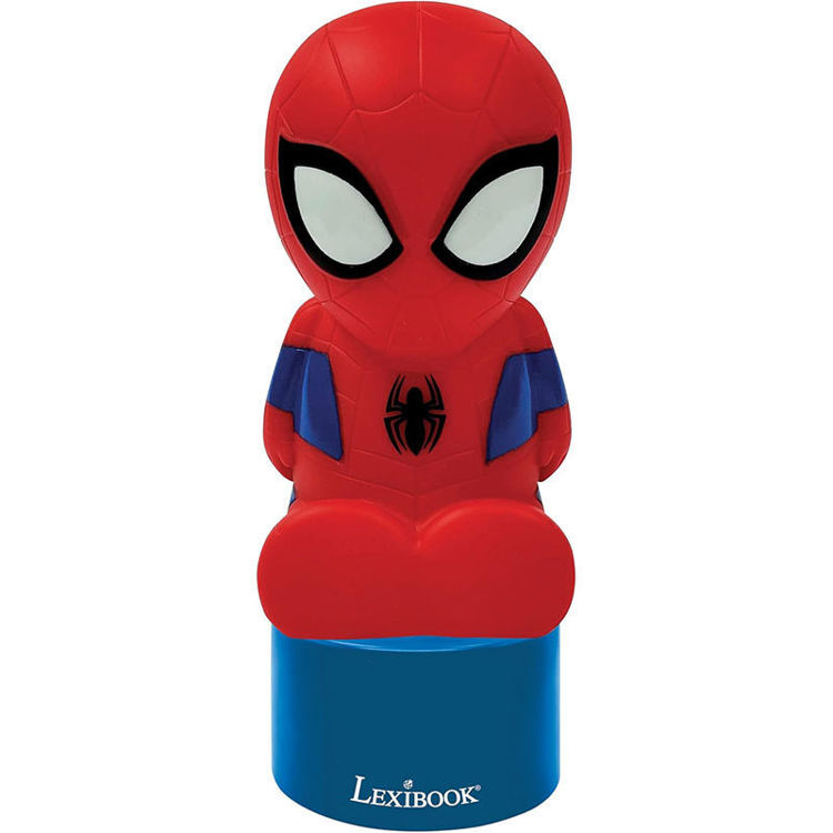 Εικόνα για Παιδικό Φωτάκι Νυκτός Spiderman με Ηχείο & Αλλαγή Χρωμάτων - Lexibook NS01SP