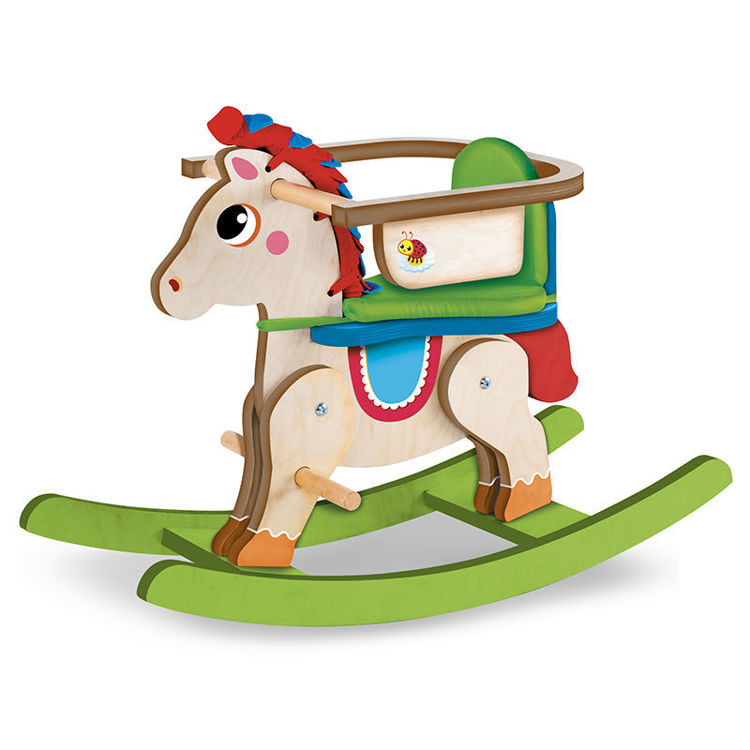 Εικόνα για Ξύλινο Κουνιστό Αλογάκι Montessori "My Baby Pony" με Ήχους & Ασφάλεια (12–36 μηνών) Lisciani 107322