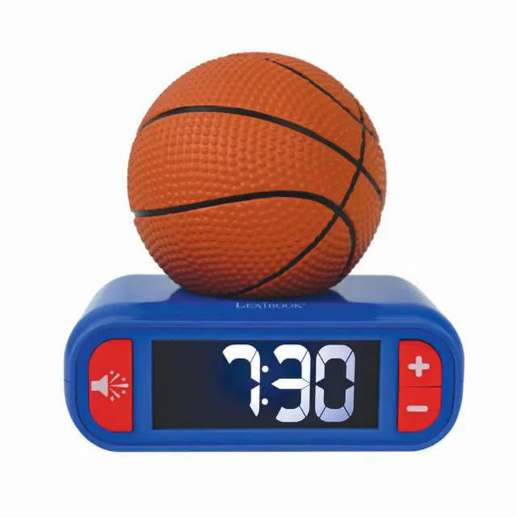 Εικόνα για Παιδικό Ξυπνητήρι Basketball με 3D Νυχτερινό Φως & Ηχητικά Εφέ Lexibook RL800BA