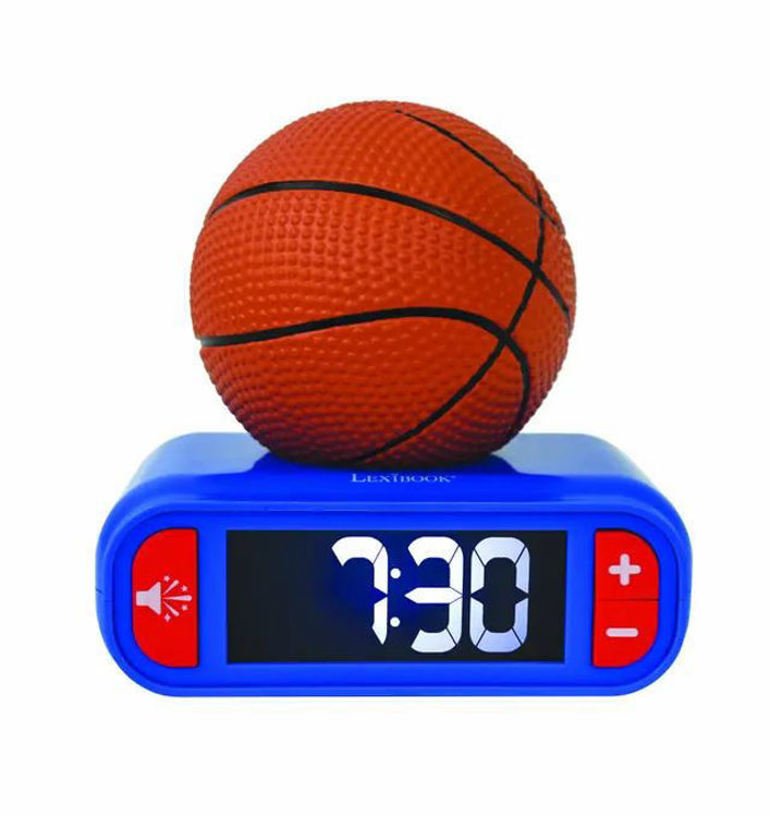 Εικόνα για Παιδικό Ξυπνητήρι Basketball με 3D Νυχτερινό Φως & Ηχητικά Εφέ Lexibook RL800BA