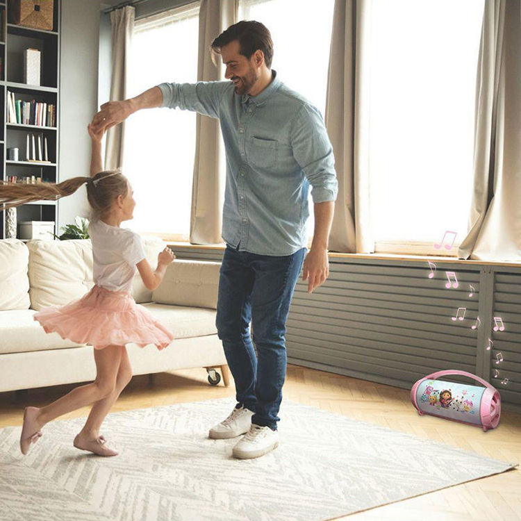 Εικόνα για Gabby's Dollhouse Wireless Bluetooth Ηχείο με Φως & Μικρόφωνο Karaoke Lexibook | Φορητό Παιδικό Ηχείο BTP585GDHZ