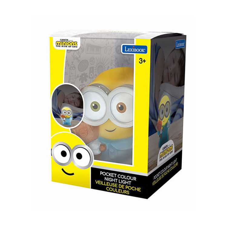 Εικόνα για 3D Φως Νυκτός Minions με Αλλαγή Χρωμάτων - LED Παιδικό Φωτάκι 13cm για Δωμάτιο- Lexibook NLJ01DES