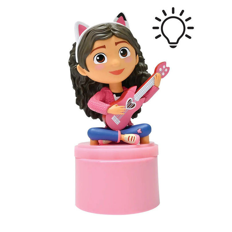 Εικόνα για 3D Φως Νυκτός Gabby's Dollhouse με Απαλό Λευκό Φωτισμό - LED Παιδικό Φωτάκι Ροζ - Lexibook NLJ01GDH