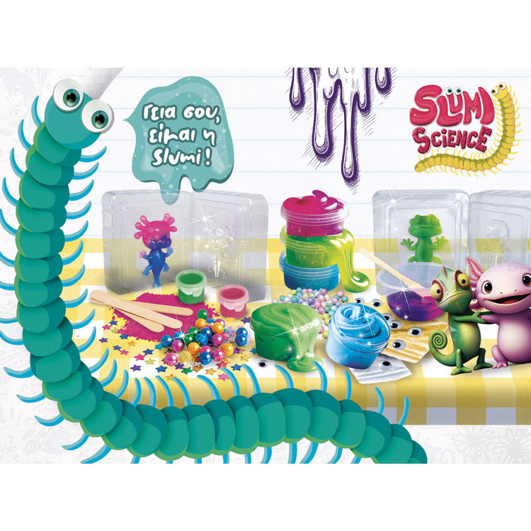 Εικόνα για Slumi Science Squish & Slime 2 σε 1 - DIY Kit Δημιουργίας Squishy & Slime για Παιδιά 7+ Lisciani 110360