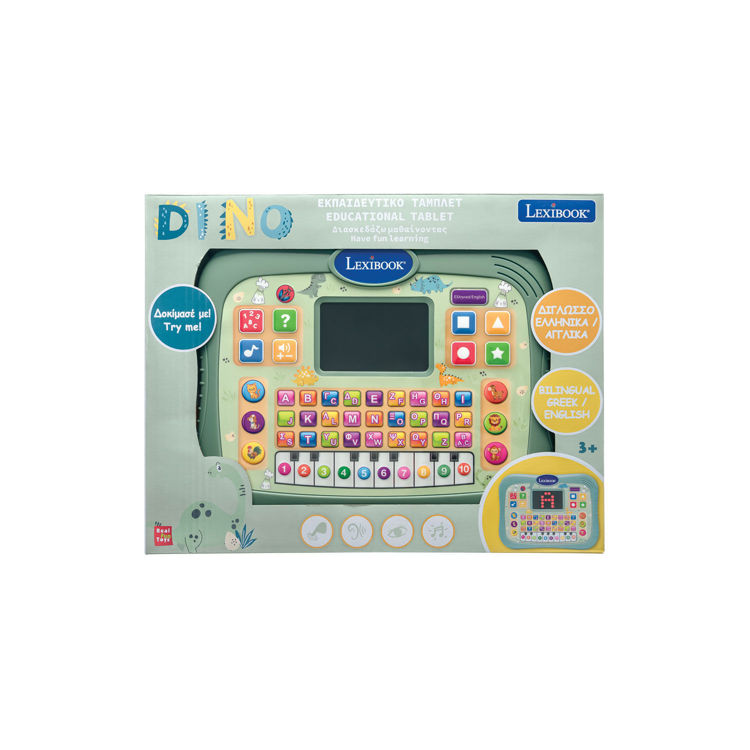 Εικόνα για Εκπαιδευτικό Δίγλωσσο Tablet Dinosaurs 3+ Ετών Lexibook JCPAD007DINOi8