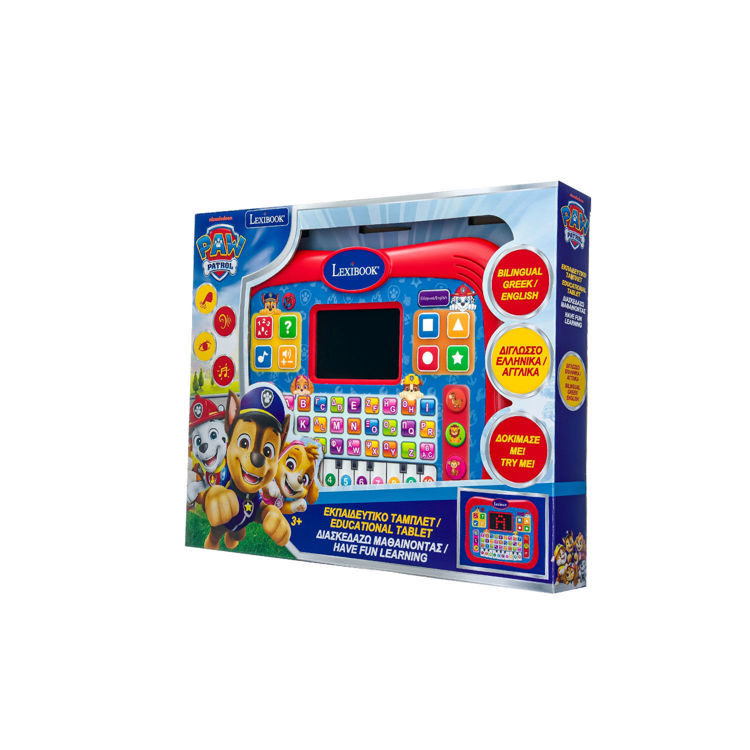 Εικόνα για Εκπαιδευτικό Δίγλωσσο Tablet Paw Patrol με Οθόνη & Πιάνο 3+ Ετών Lexibook JCPAD007PAi8