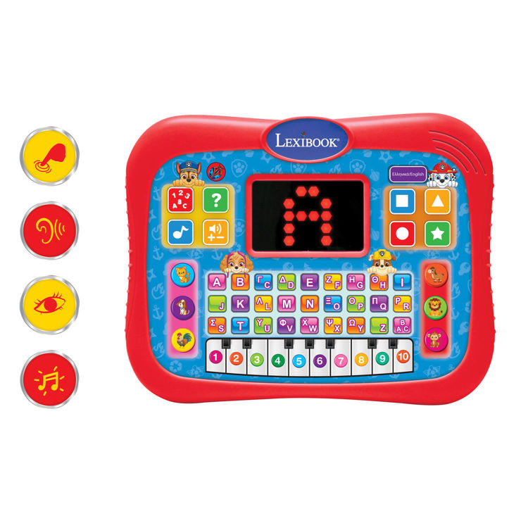 Εικόνα για Εκπαιδευτικό Δίγλωσσο Tablet Paw Patrol με Οθόνη & Πιάνο 3+ Ετών Lexibook JCPAD007PAi8