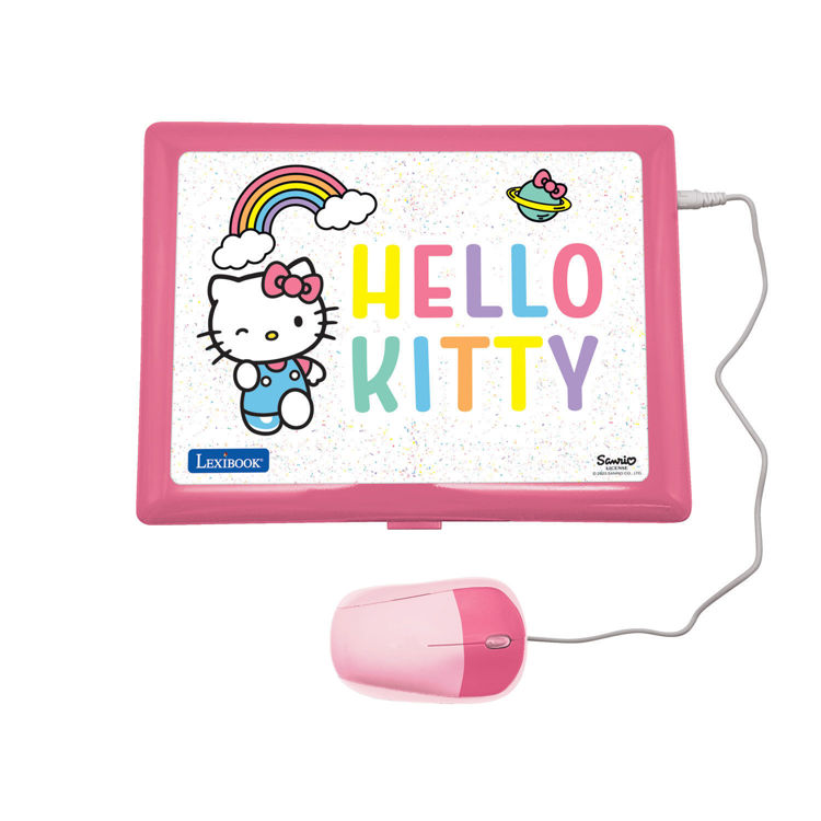 Εικόνα για Δίγλωσσο Εκπαιδευτικό Laptop Hello Kitty με Ποντίκι 4+ Ετών - 124 Δραστηριότητες Lexibook JC598HKi8