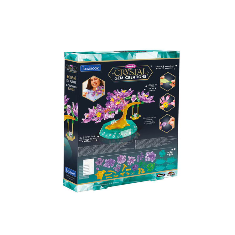 Εικόνα για Crystal Gem Blossoming Bonsai - DIY Κρυστάλλινο Δέντρο με Άνθη Κερασιάς - 8+ Ετών Lexibook CRSS58