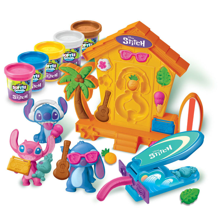 Εικόνα για Cra-Z-Art Softee Dough Stitch - Σετ Μαλακής Πλαστελίνης με Καλούπια Για Φιγούρες Stitch Lexibook CRDOUGH50D