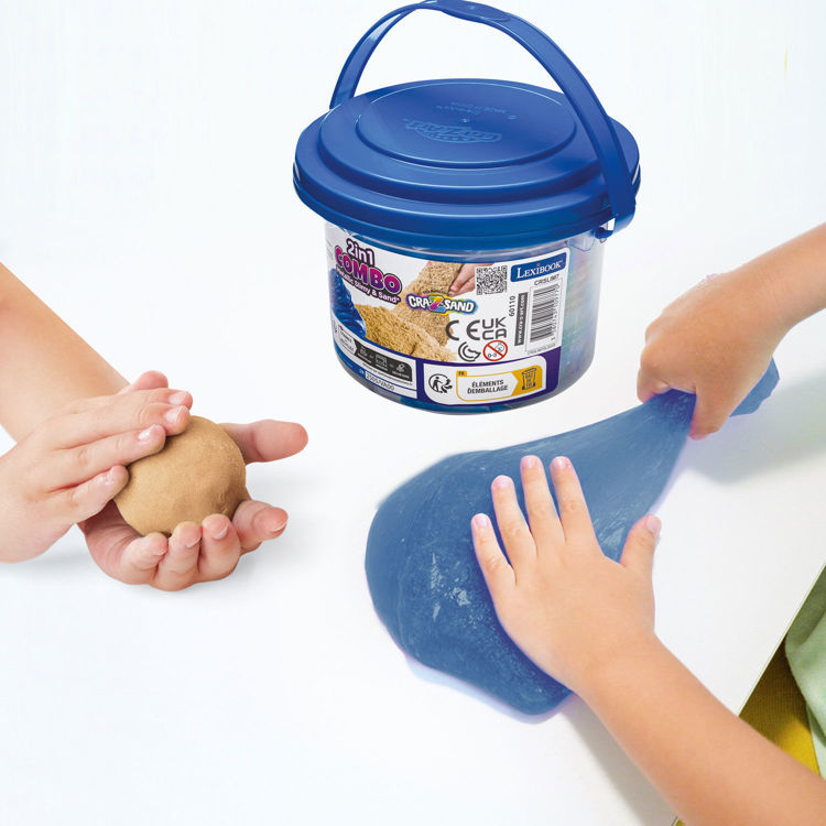 Εικόνα για Cra-Z-Art Slimy Sand Combo - Κουβαδάκι 2 σε 1 με Μεταλλικό Slime & Άμμο Lexibook CRSLIM7