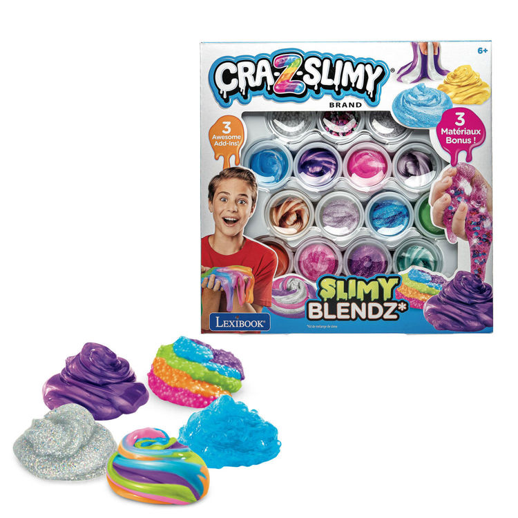 Εικόνα για Cra-Z-Art Slimy Blendz Mix Kit - Σετ 12 Χρωμάτων Slime για Ανάμειξη Lexibook CRSLIM4