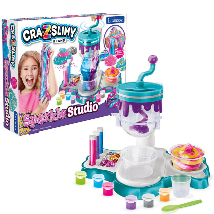 Εικόνα για Cra-Z-Art Slimy Sparkle Studio - Εργαστήριο Δημιουργίας Λαμπερού Slime Lexibook CRSLIM40