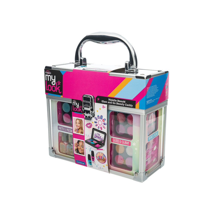 Εικόνα για Glam and Go Beauty Caddy - Βαλιτσάκι Μακιγιάζ με Σκιές, Λιπ Gloss & Nail Art - 8+ Ετών Lexibook CRSS24
