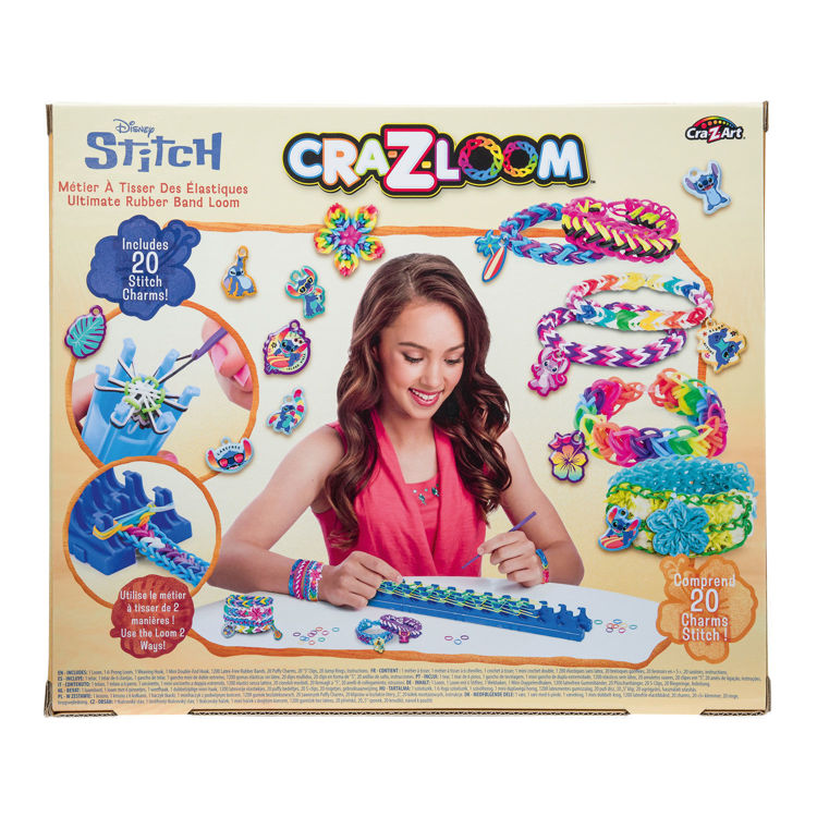 Εικόνα για Cra-Z-Loom Disney Stitch Ultimate Rubber Band Loom - Αργαλειός Βραχιολιών με 1200 Λαστιχάκια & 20 Γούρια (8+ Ετών) Lexibook CRLOOM9D