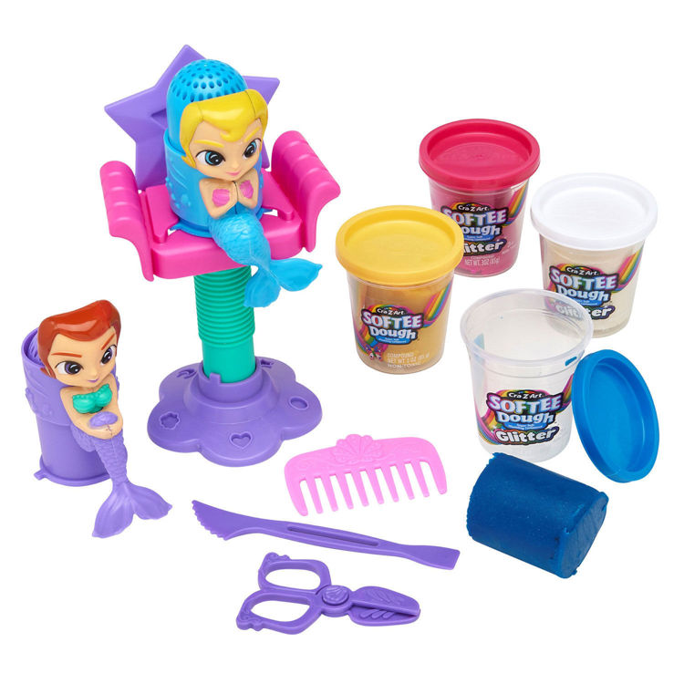Εικόνα για Cra-Z-Art Softee Dough Mermaid Stylin' Salon - Κομμωτήριο Γοργόνων με Πλαστελίνη Γκλίτερ (3+ Ετών) Lexibook CRDOUGH12