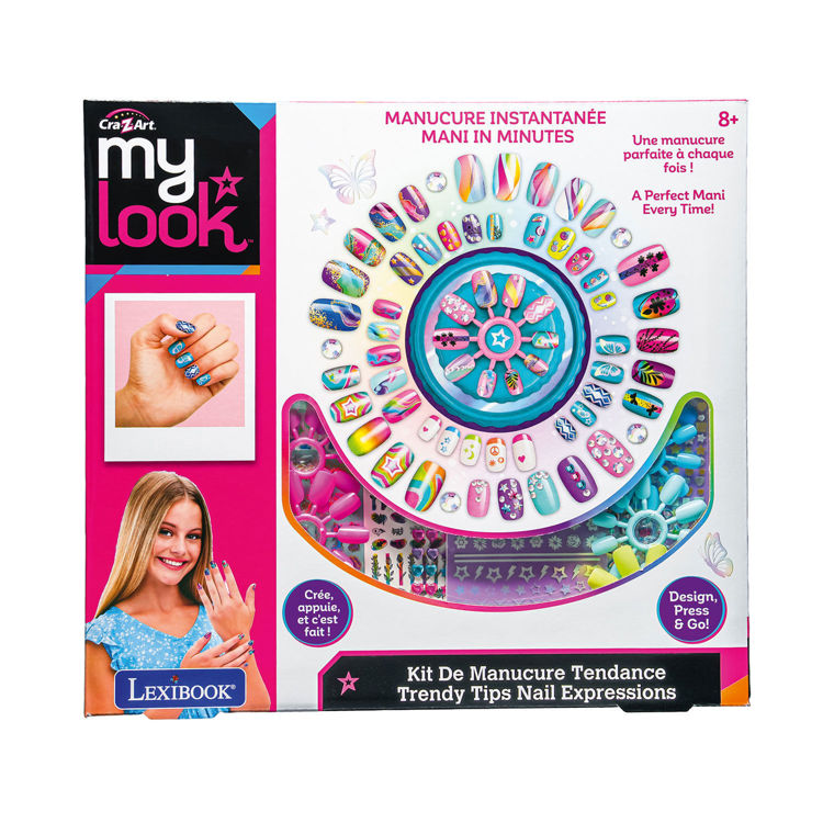 Εικόνα για Cra-Z-Art My Look Trendy Nail Expressions - Στούντιο Διακόσμησης Νυχιών με Αυτοκόλλητα & Κρύσταλλα (8+ Ετών) Lexibook CRSS19