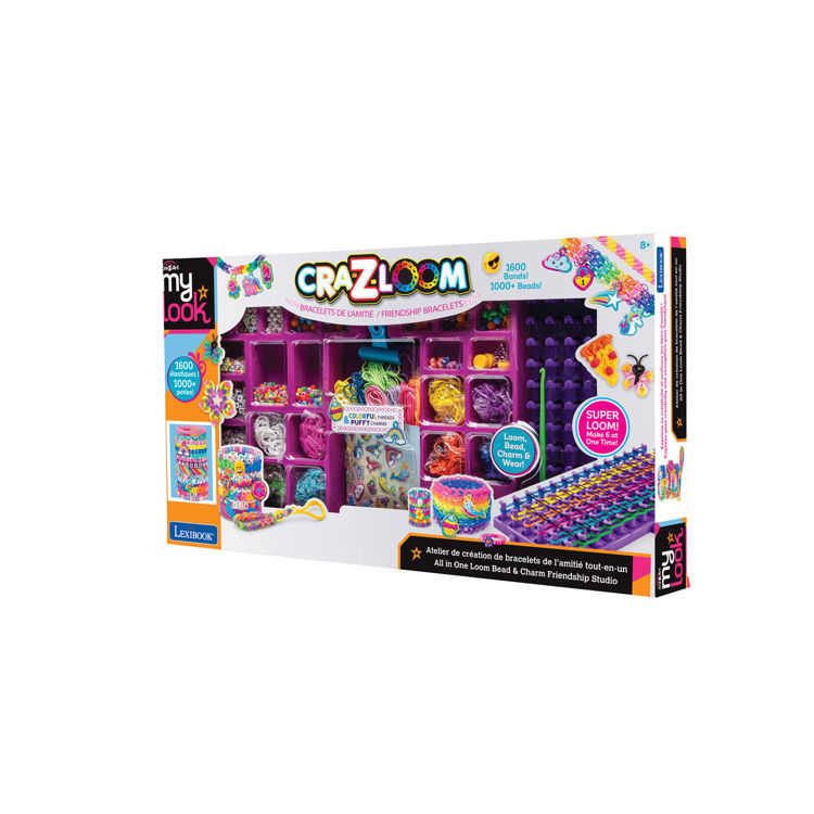 Εικόνα για Cra-Z-Loom All-in-One Friendship Studio - Σετ με 1600 Bands, 1000+ Beads & Super Loom (8+ Ετών) Lexibook CRSS46