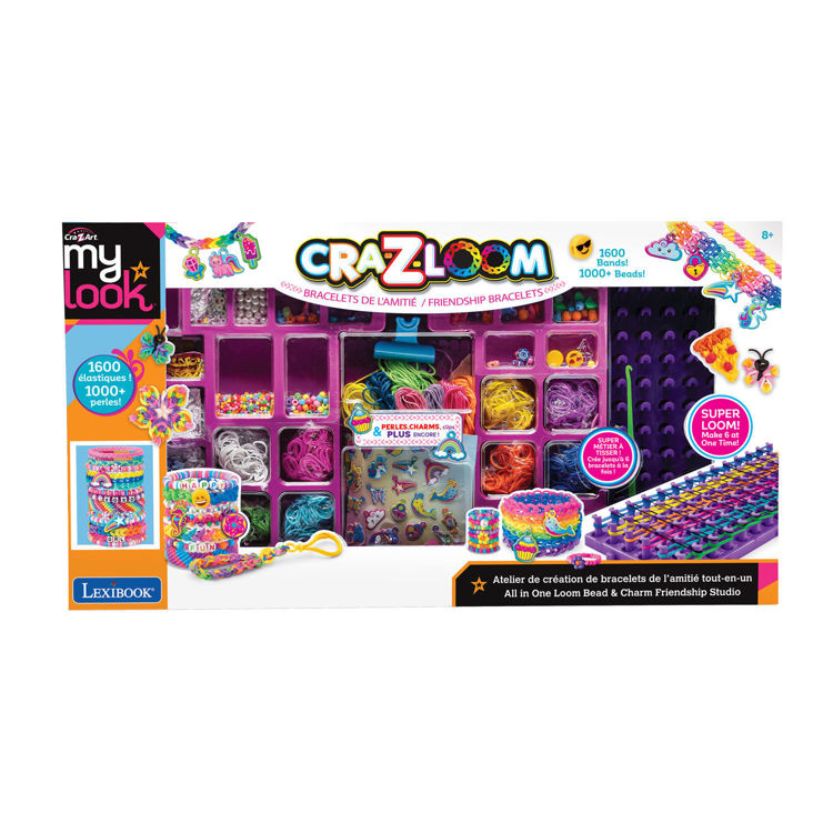 Εικόνα για Cra-Z-Loom All-in-One Friendship Studio - Σετ με 1600 Bands, 1000+ Beads & Super Loom (8+ Ετών) Lexibook CRSS46