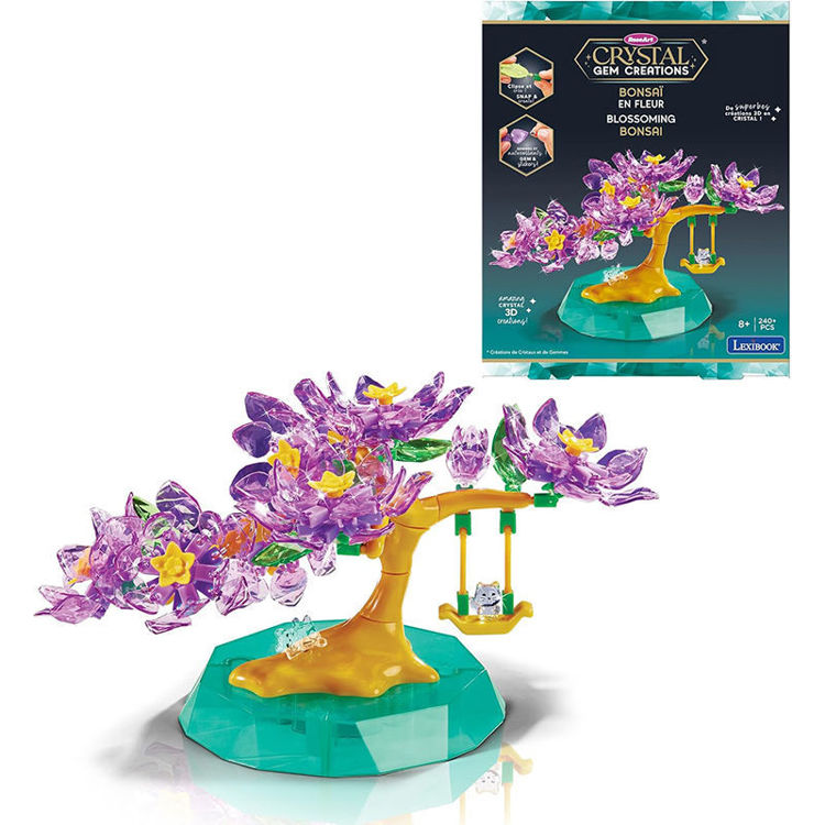 Εικόνα για Crystal Gem Blossoming Bonsai - DIY Κρυστάλλινο Δέντρο με Άνθη Κερασιάς - 8+ Ετών Lexibook CRSS58