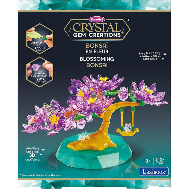 Εικόνα για Crystal Gem Blossoming Bonsai - DIY Κρυστάλλινο Δέντρο με Άνθη Κερασιάς - 8+ Ετών Lexibook CRSS58