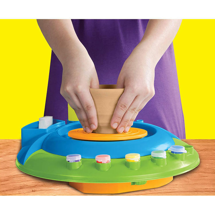Εικόνα για Cra-Z-Art Motorized Pottery Wheel - Ηλεκτρικός Τροχός Κεραμικής με Ποδοδιακόπτη & Αξεσουάρ - 5+ Ετών Lexibook CRPOT1