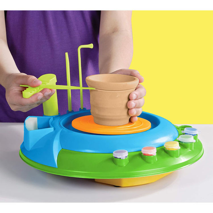Εικόνα για Cra-Z-Art Motorized Pottery Wheel - Ηλεκτρικός Τροχός Κεραμικής με Ποδοδιακόπτη & Αξεσουάρ - 5+ Ετών Lexibook CRPOT1
