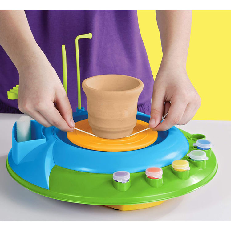 Εικόνα για Cra-Z-Art Motorized Pottery Wheel - Ηλεκτρικός Τροχός Κεραμικής με Ποδοδιακόπτη & Αξεσουάρ - 5+ Ετών Lexibook CRPOT1