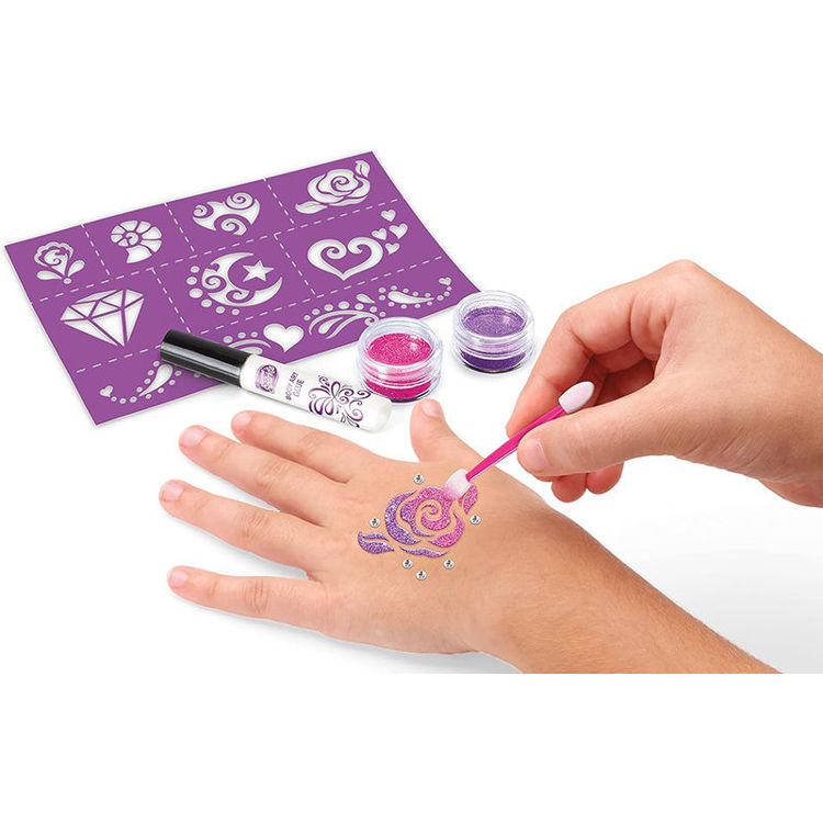 Εικόνα για Cra-Z-Art Glitter Beauty Set 3-σε-1  Σετ Διακόσμησης Μαλλιών & Σώματος με Γκλίτερ και Πετράδια - 8+ Ετών Lexibook CRSS18