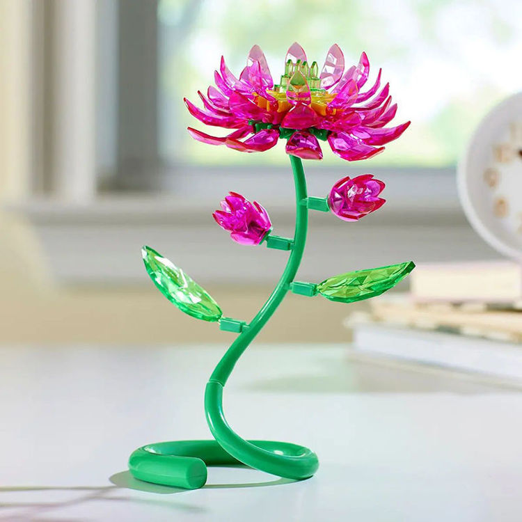 Εικόνα για Crystal Gem Single Lotus Bouquet - DIY Κρυστάλλινο Λουλούδι Λωτού με 75+ Κομμάτια - 8+ Ετών Lexibook CRSS61