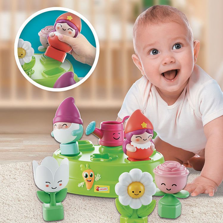 Εικόνα για Carotina Baby Edu Shapes - Κήπος με Νάνους & Λουλούδια (Παιχνίδι Σχημάτων) Lisciani 109951