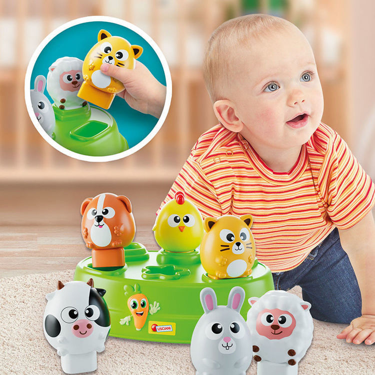 Εικόνα για Carotina Baby Edu Shapes - Φάρμα με Ζώα (Παιχνίδι Σχημάτων & Λογικής) Lisciani 109944